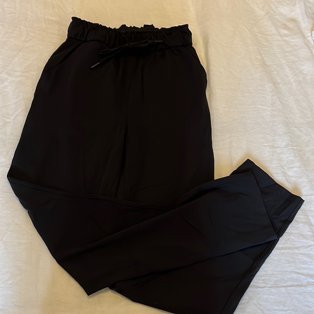 lululemon black stretch high rise pants